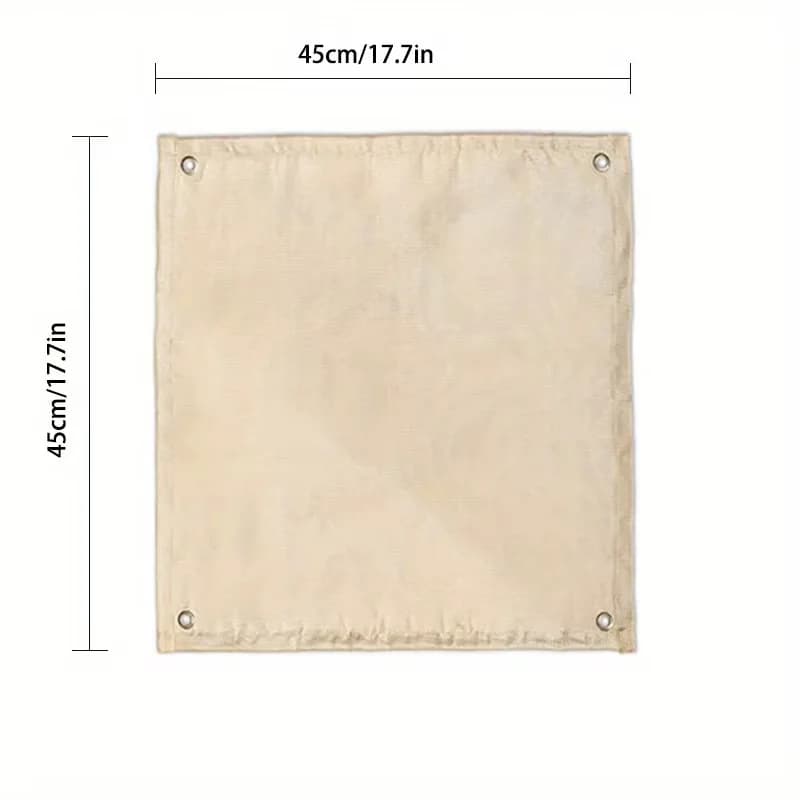 1PC High Temperature Fire Retardant BBQ Fire Pit Mat, Heat Resistant Barbecue Protection Mat for Outdoor Indoor Camping Picnic